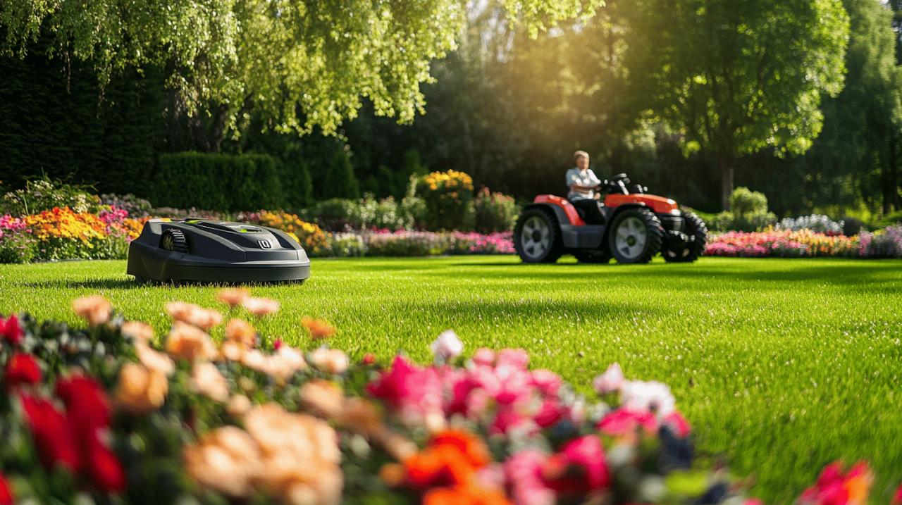 Tondeuse robot ou tracteur tondeuse : lequel choisir selon votre budget d’acquisition ?